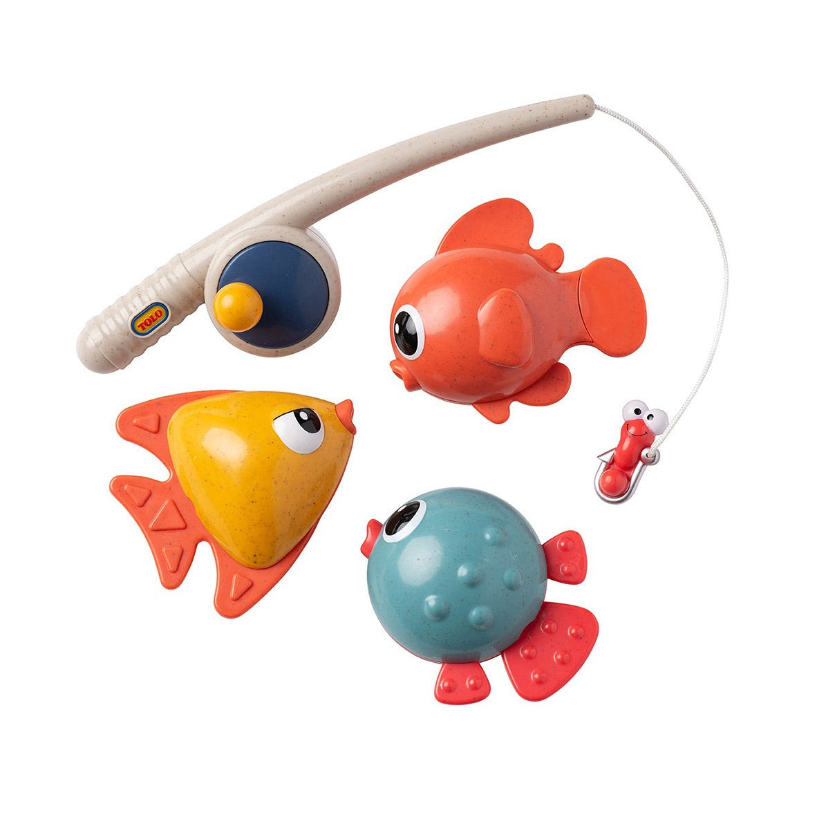 fishing rod toy - angus and dudley