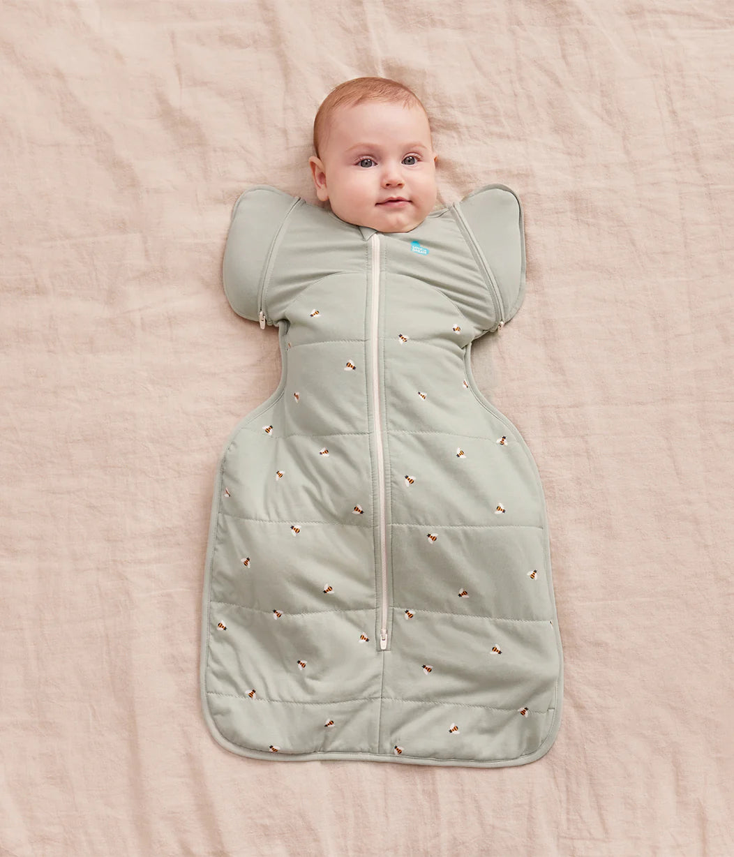 LOVE TO DREAM SWADDLE UP TRANSITION BAG 2.5 TOG | BEES OLIVE