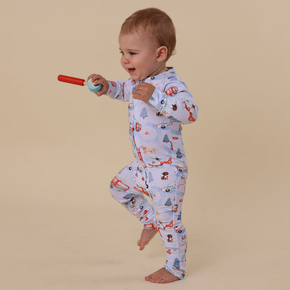 Snuggle Hunny Snugglesuit Convertible Romper | To The Rescue