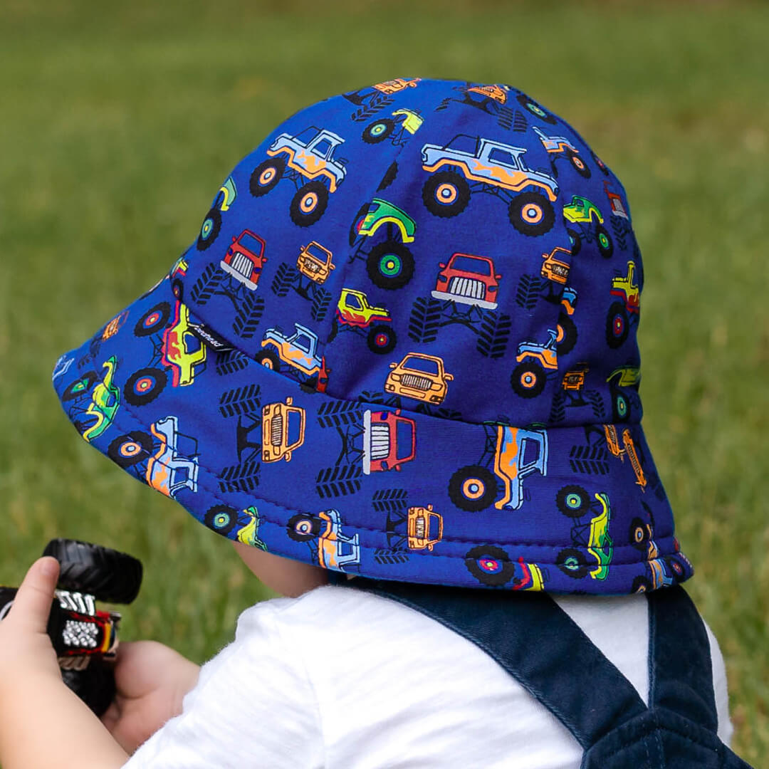 BEDHEAD TODDLER BUCKET SUNHAT | MONSTERTRUCK
