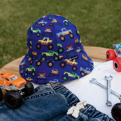 BEDHEAD TODDLER BUCKET SUNHAT | MONSTERTRUCK