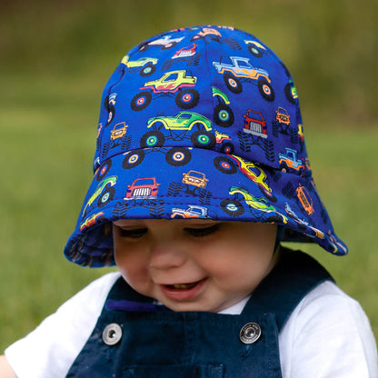 BEDHEAD TODDLER BUCKET SUNHAT | MONSTERTRUCK