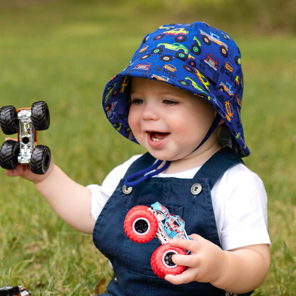 BEDHEAD TODDLER BUCKET SUNHAT | MONSTERTRUCK