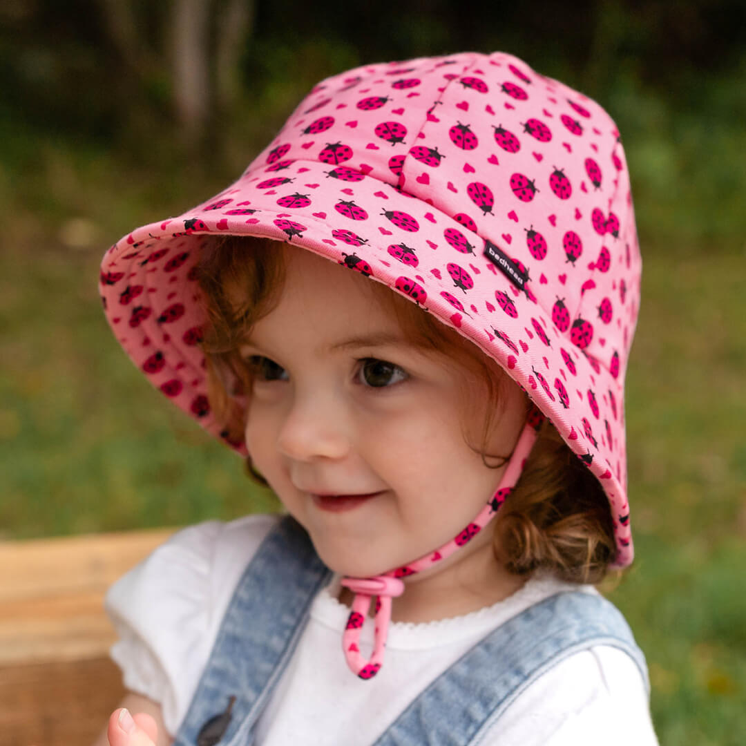 BEDHEAD TODDLER BUCKET SUNHAT | LADYBUG