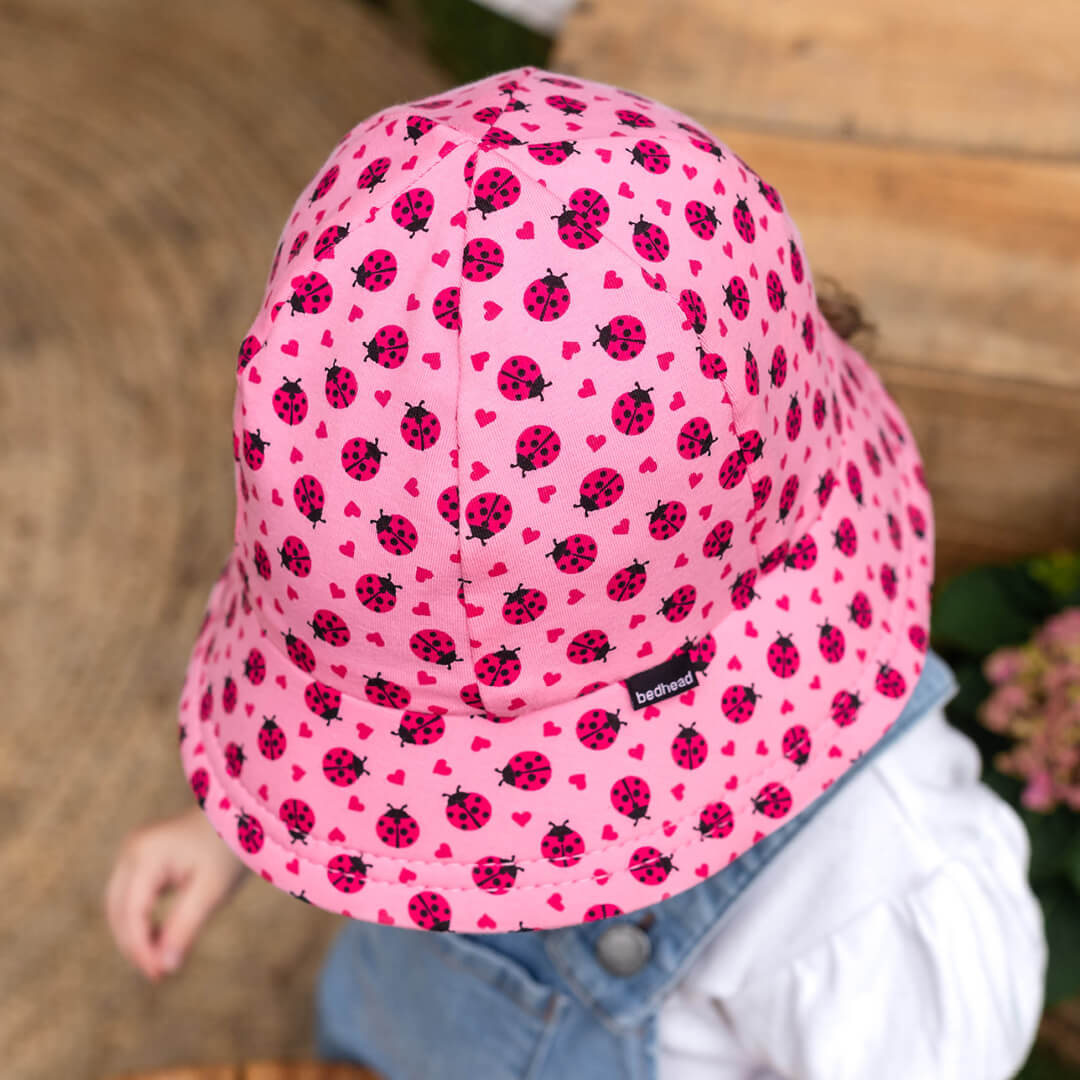 BEDHEAD TODDLER BUCKET SUNHAT | LADYBUG