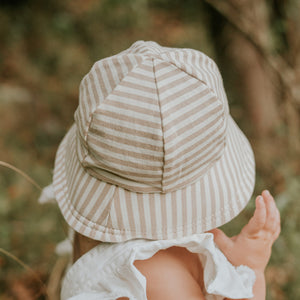 Bedhead Bucket Sunhat - Natural Stripe