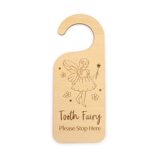 SNUGGLE HUNNY | WOODEN DOOR HANGER | TOOTH FAIRY