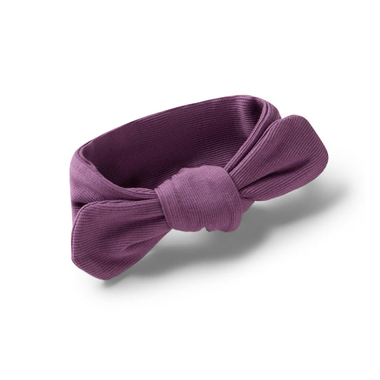 Snuggle Hunny Topknot Headband - Mulberry