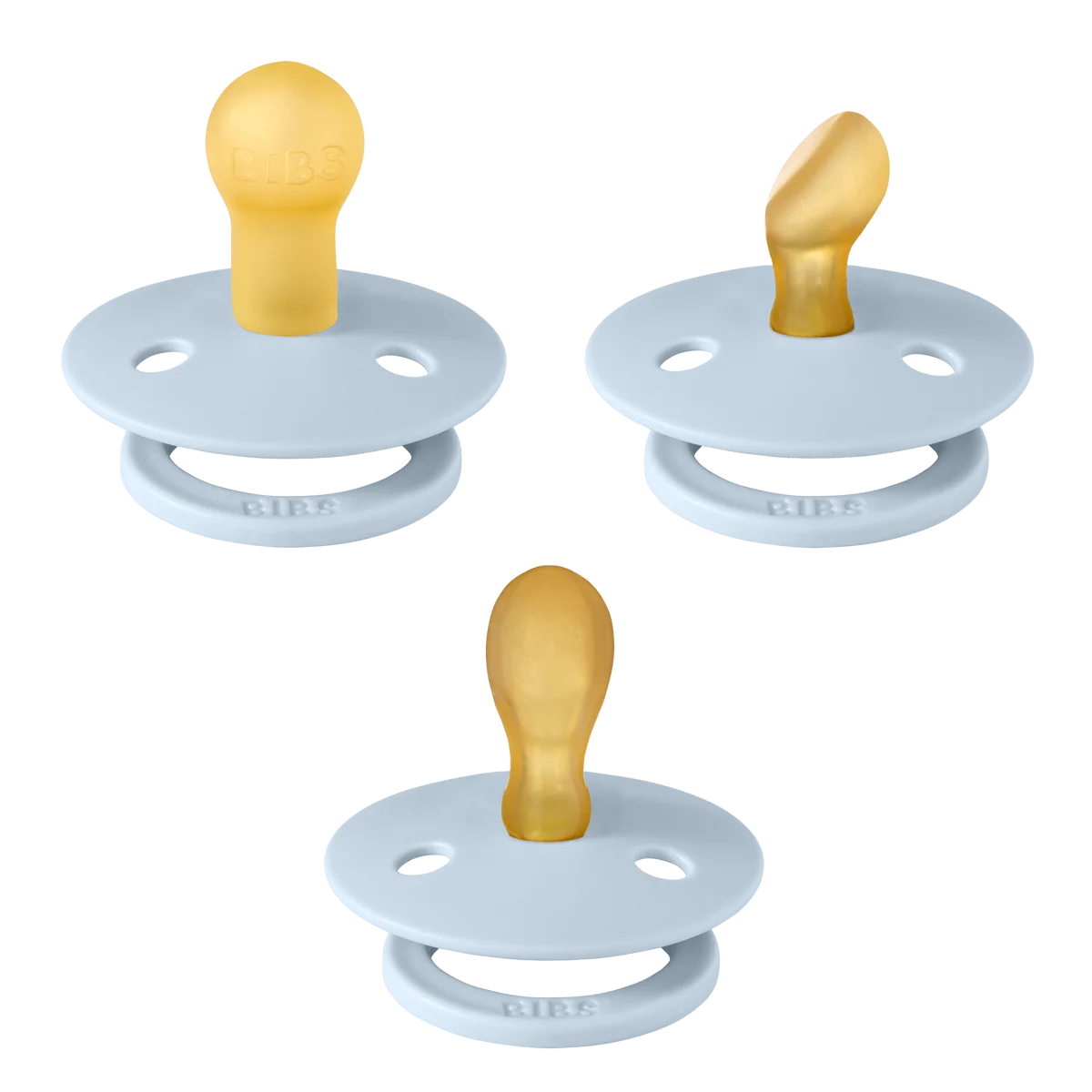 Bibs Colour Dummies Try It 3 pack - Baby Blue