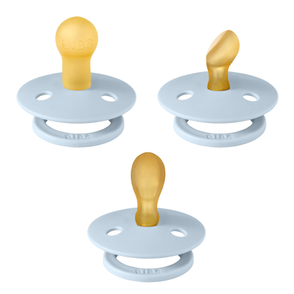 Bibs Colour Dummies Try It 3 pack - Baby Blue
