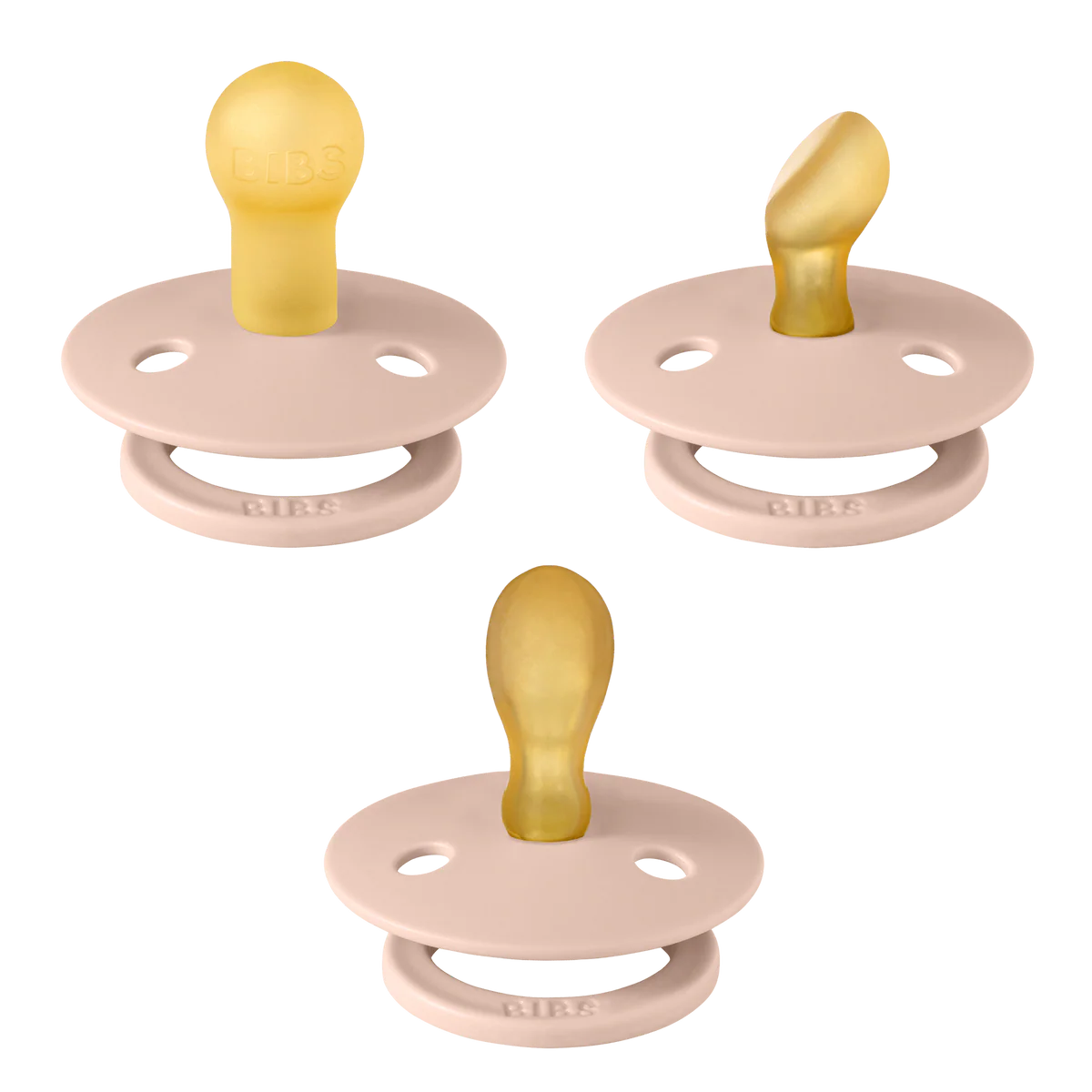 Bibs Colour Dummies Try It 3 pack - Blush