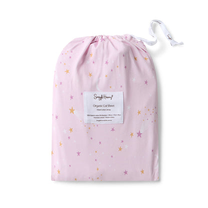 Snuggle Hunny Fitted Cot Sheet - Twinkle