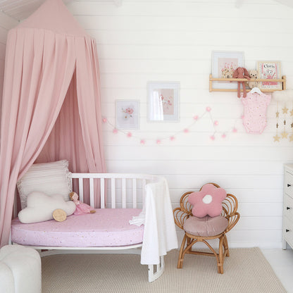 Snuggle Hunny Fitted Cot Sheet - Twinkle