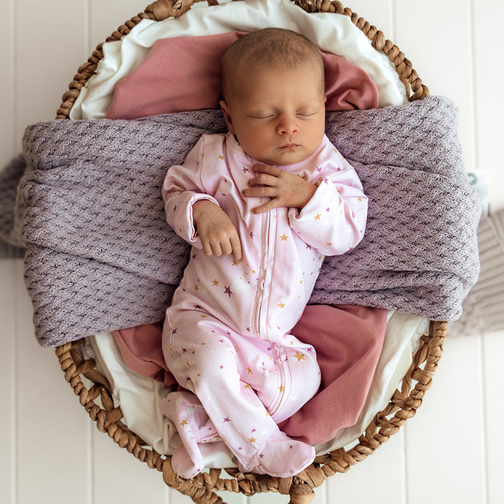 Snuggle Hunny Snuggle Sleepsuit Zip Footie - Twinkle