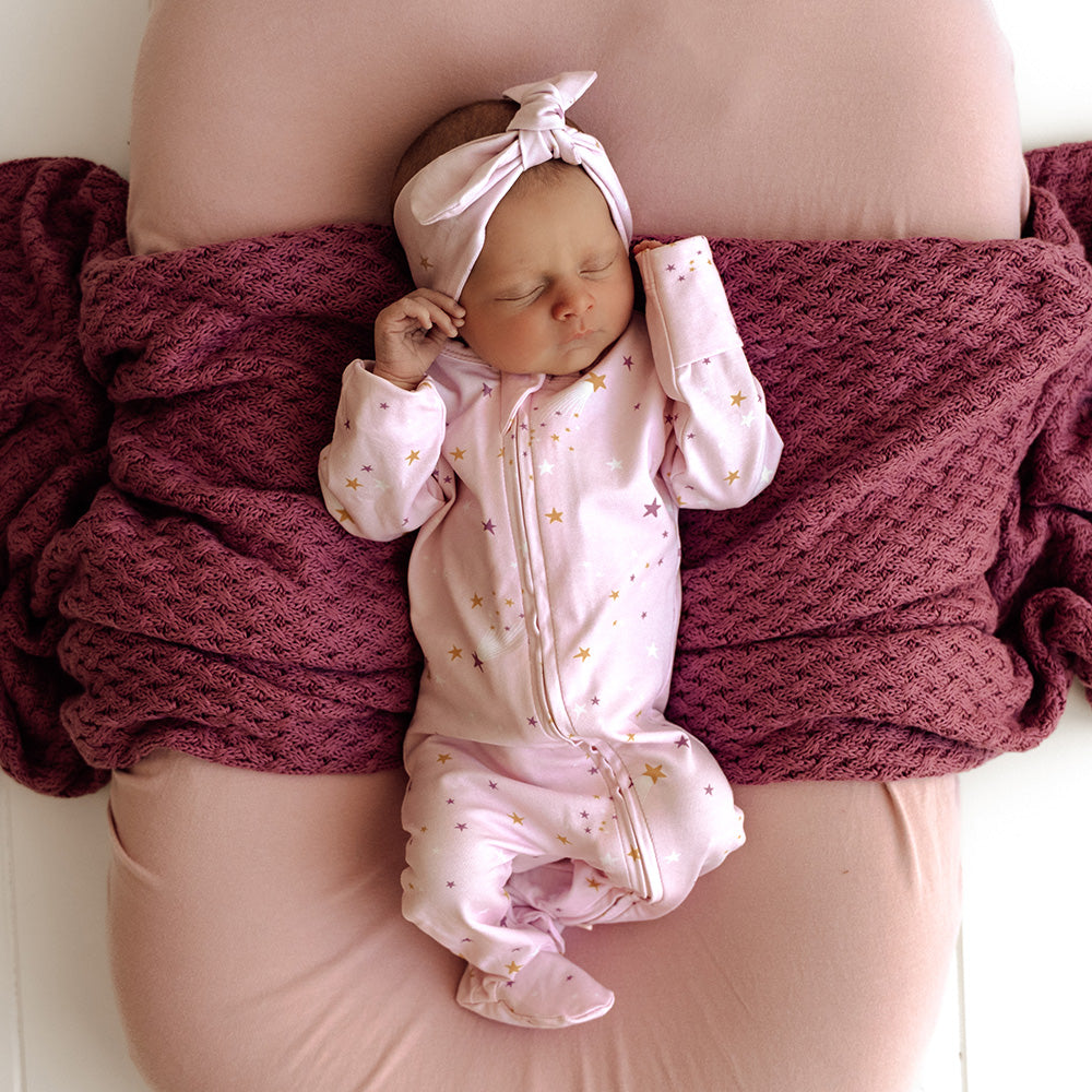 Snuggle Hunny Snuggle Sleepsuit Zip Footie - Twinkle