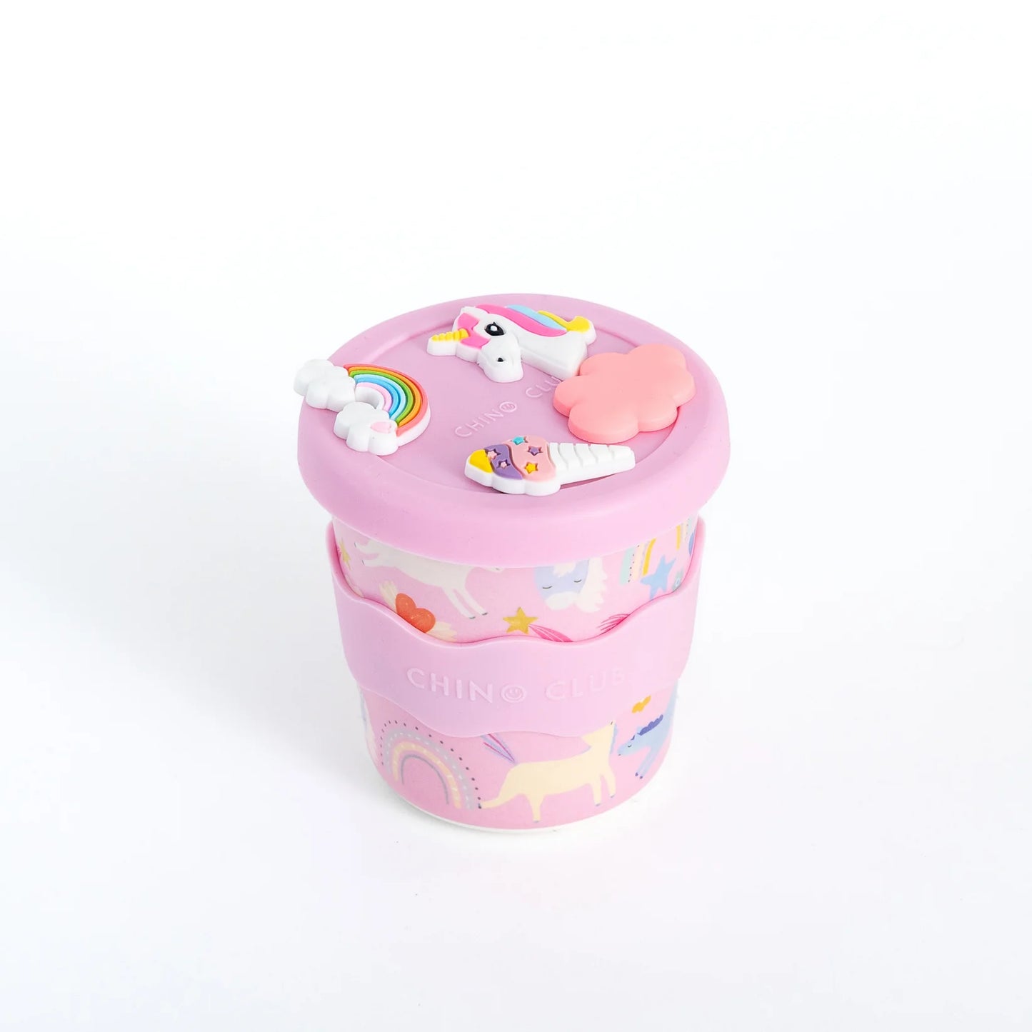 CHINO CLUB CHARM CUP WITH LID | UNICORN