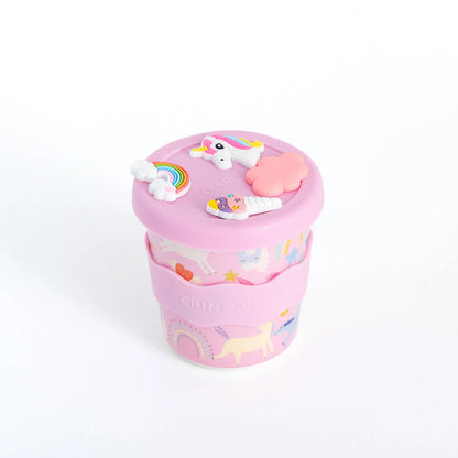 CHINO CLUB CHARM CUP WITH LID | UNICORN