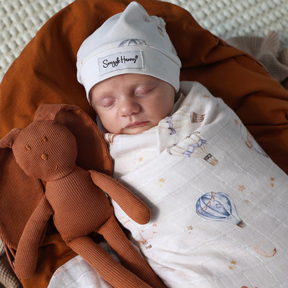 Snuggle Hunny Organic Cotton Muslin Wrap | Up & Away