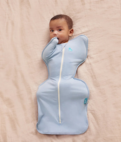 LOVE TO DREAM SWADDLE UP SLEEPING BAG 0.2 TOG | SOFT BLUE