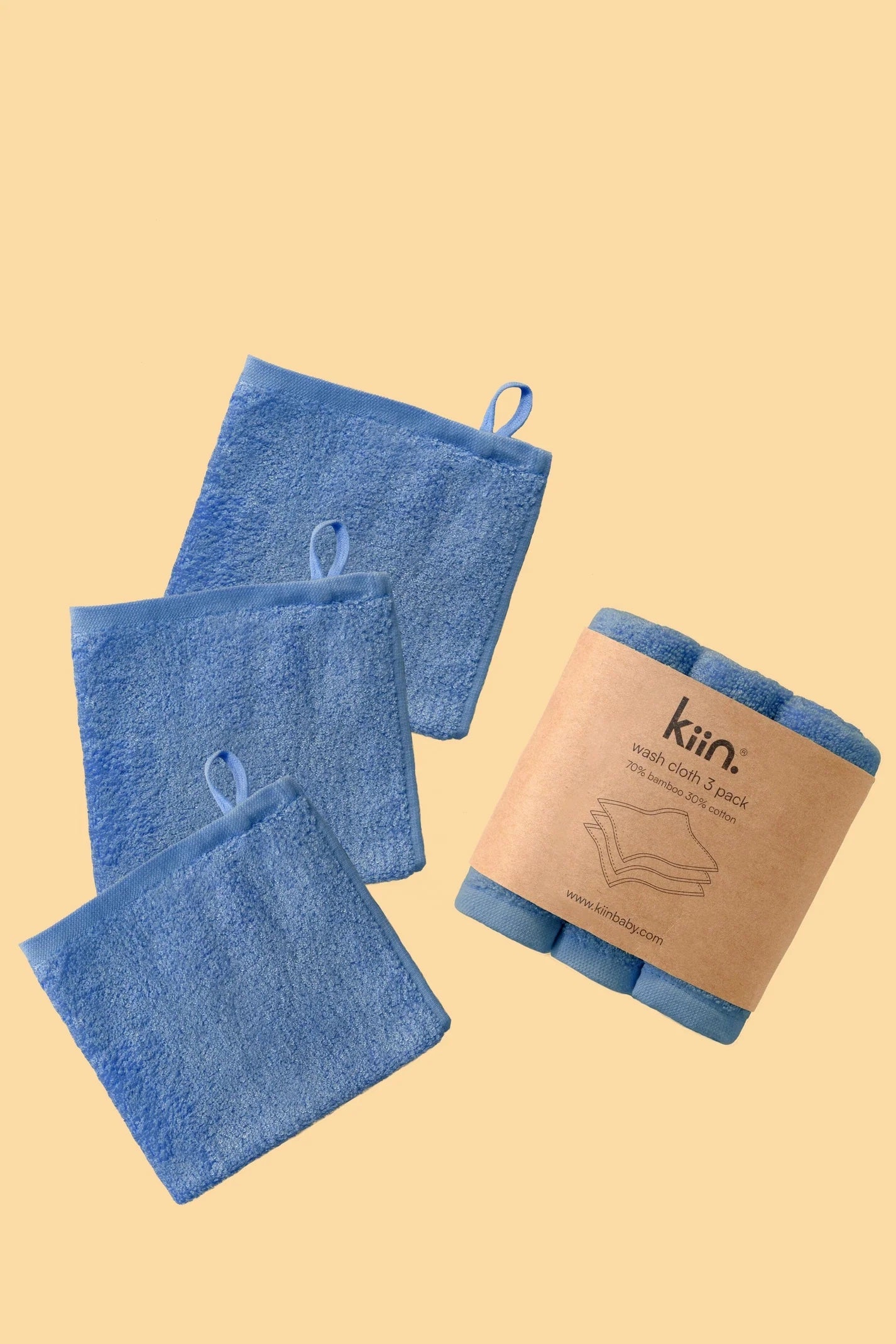 Wash Cloth 3 Pack - Blue Shadow