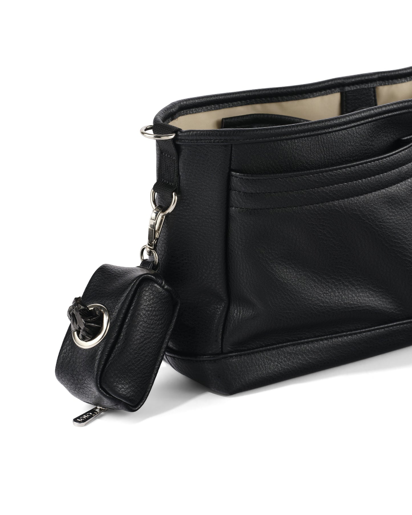 OiOi Waste Bag Dispenser - Black Dimple