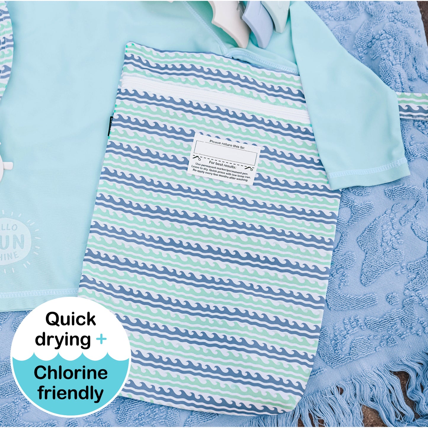 BEDHEAD REUSABLE WETBAG | RIPTIDE