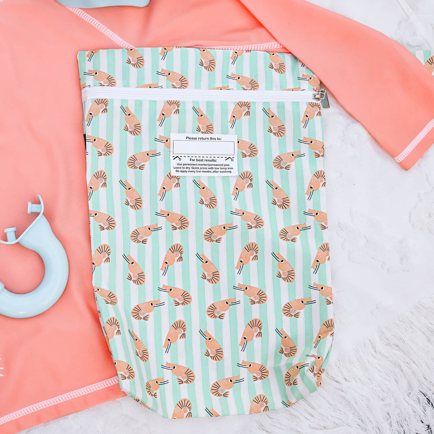 BEDHEAD REUSABLE WETBAG | SHRIMP