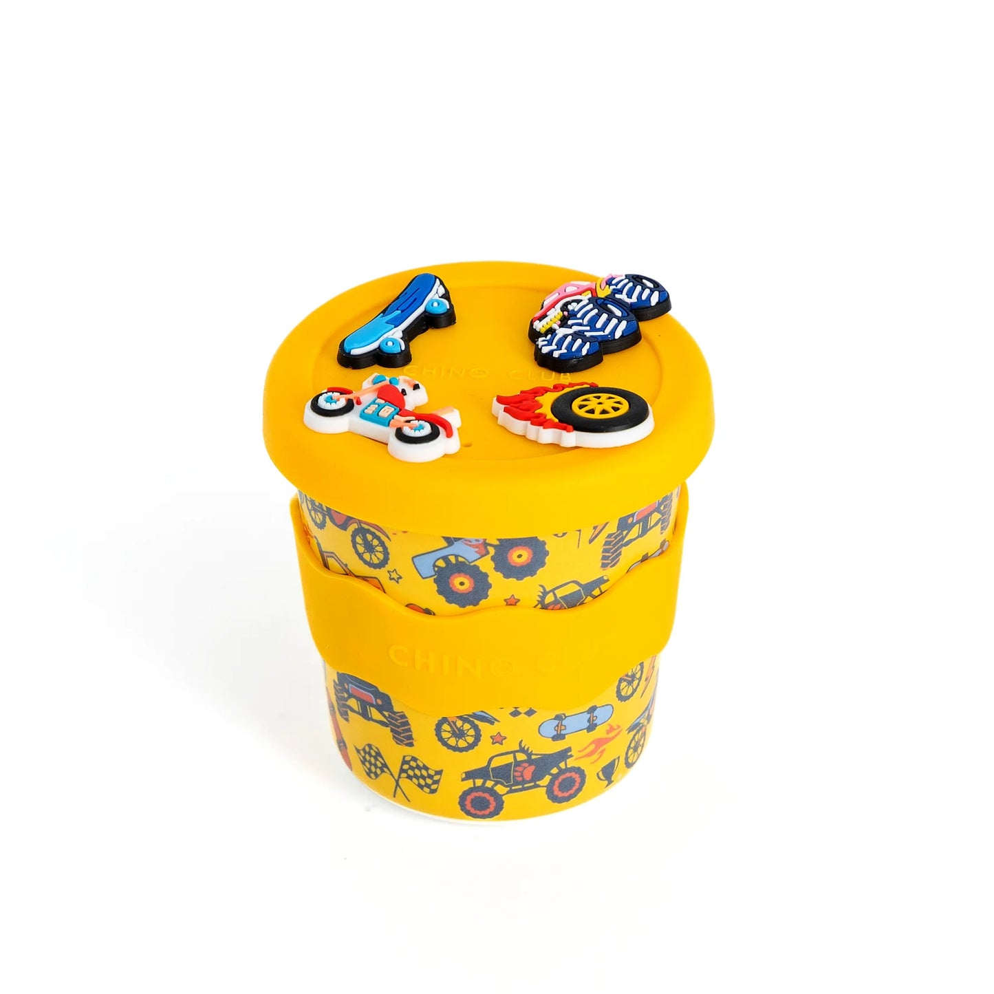 CHINO CLUB CHARM CUP WITH LID | WHEELIES