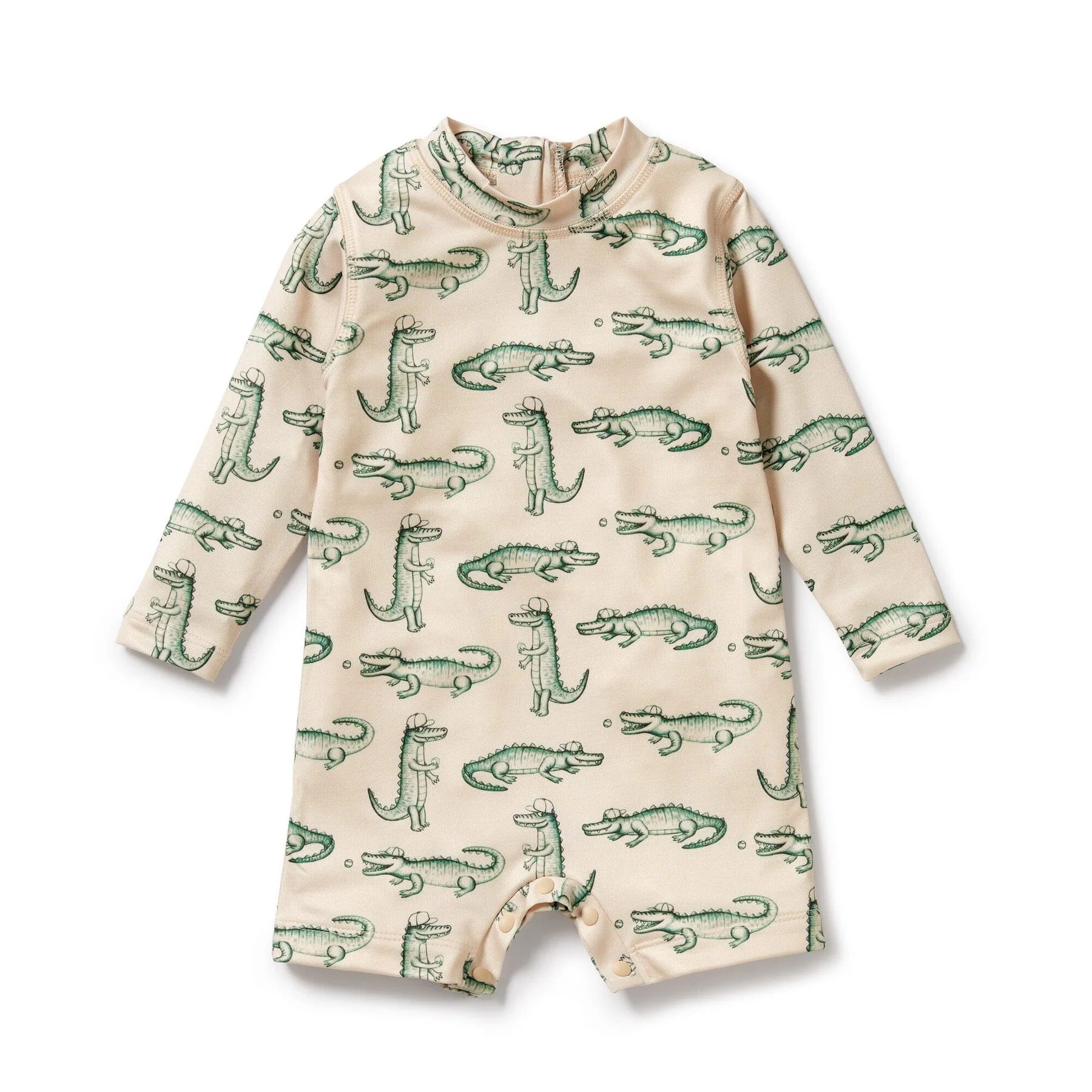 Wilson + Frenchy Long Sleeve Rashie Swimsuit - Little Croc