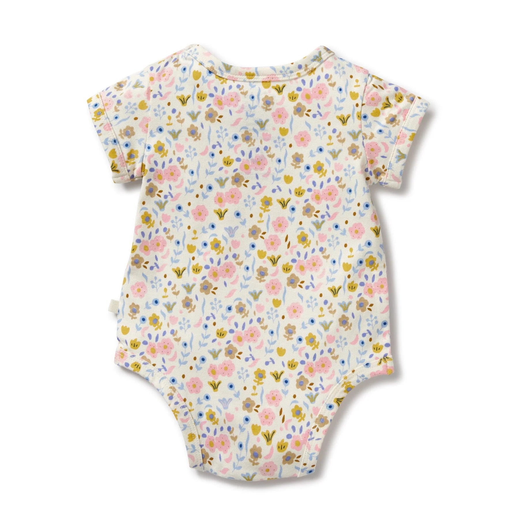 Wilson + Frenchy Organic Short Sleeve Bodysuit - Ava Floral