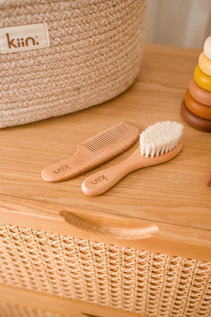 Kiin Wooden Baby Brush Set