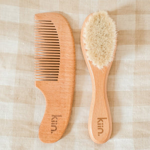 Kiin Wooden Baby Brush Set