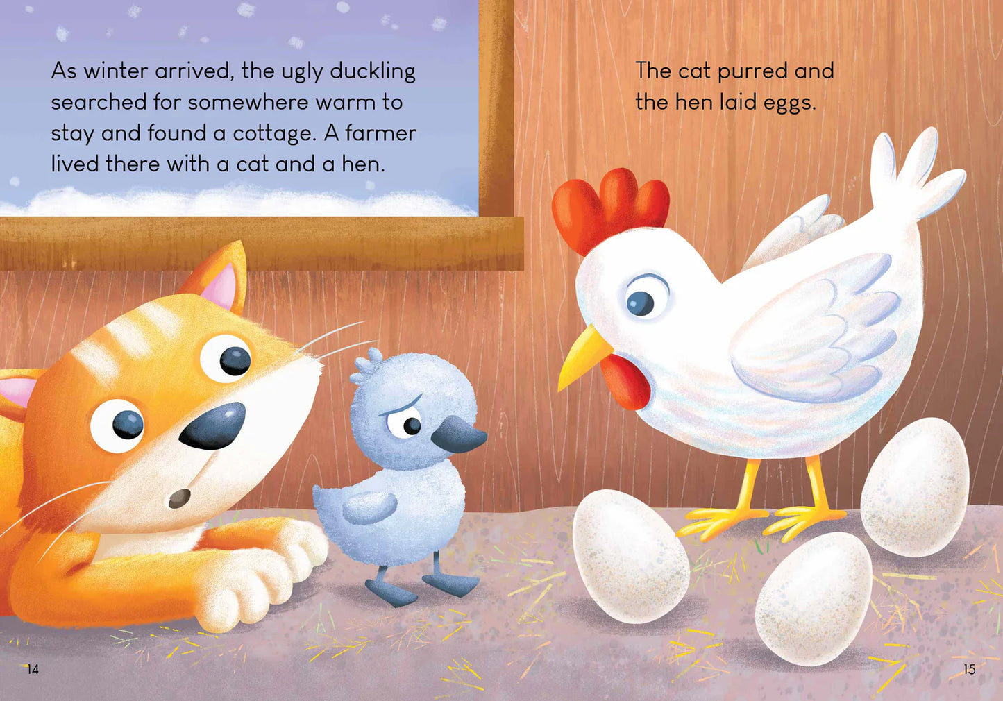 Kids Little Readers Hardcover Book - The Ugly duckling