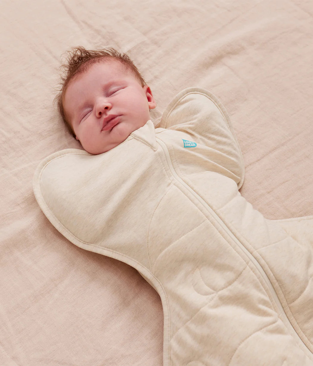 LOVE TO DREAM SWADDLE UP SLEEPING BAG 3.5 TOG | OATMEAL