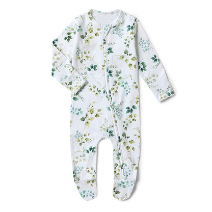 Snuggle Hunny Snuggle Sleepsuit Zip Footie - Eden
