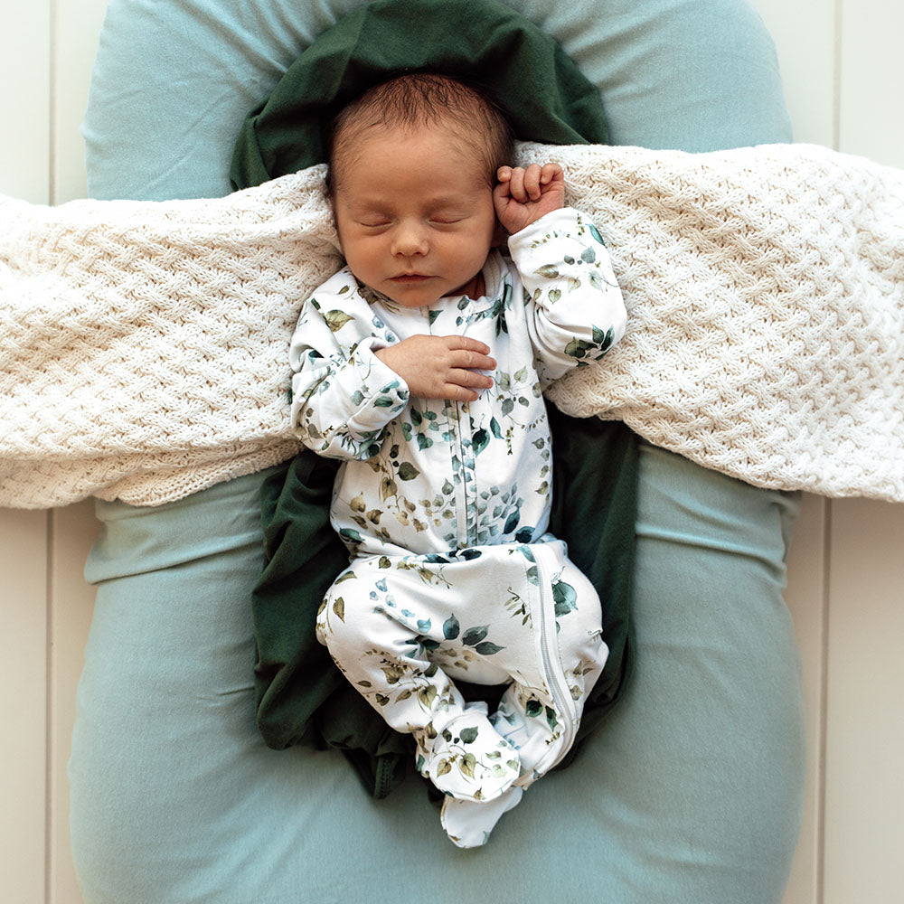 Snuggle Hunny Snuggle Sleepsuit Zip Footie - Eden