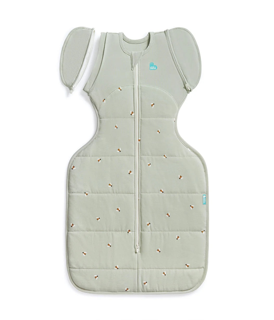 LOVE TO DREAM SWADDLE UP TRANSITION BAG 2.5 TOG | BEES OLIVE