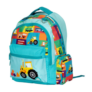 Spencil Kids Backpack - Transport Town