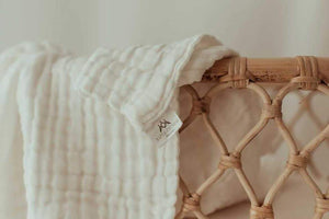 Organic Cotton Gauze Blanket - White