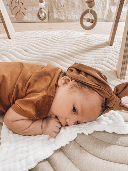 Organic Cotton Gauze Wash Cloth/Burp Cloth - White