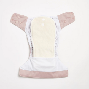 Reusable Cloth Nappy - Dusty Rose