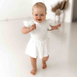 Organic Cotton Dress - White