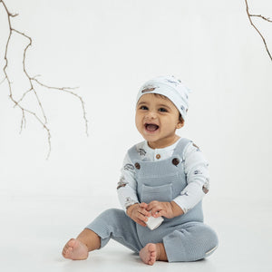 aster and oak knit overalls - angus and dudley