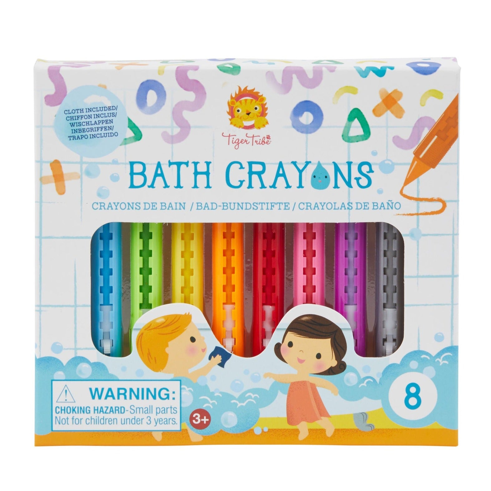 Tiger Tribe bath crayons - angus and dudley