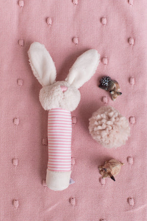 Mini Rattle - Bella Bunny - Pink