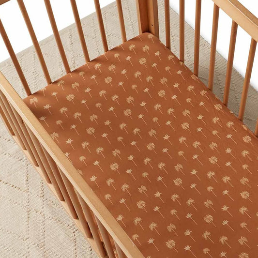 snuggle hunny fitted cot sheet - angus and dudley