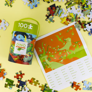 Classic Puzzle 100 Piece - Dinosaurs