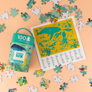Classic Puzzle 100 Piece - Ocean Animals