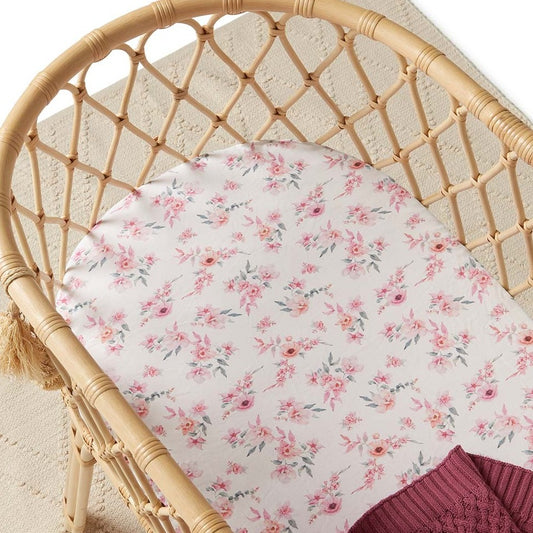 snuggle hunny fitted bassinet sheet - angus and dudley