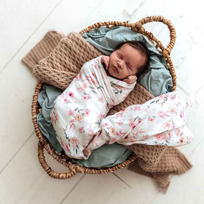 Snuggle Hunny Organic Cotton Muslin Wrap - Camille - Angus & Dudley Collections